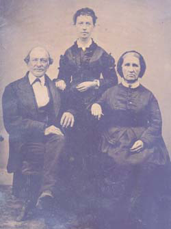 Mary Krine Downing and her parents John Krine and Casandra Krine